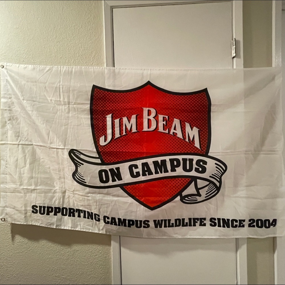 Jim Beam on Campus flag